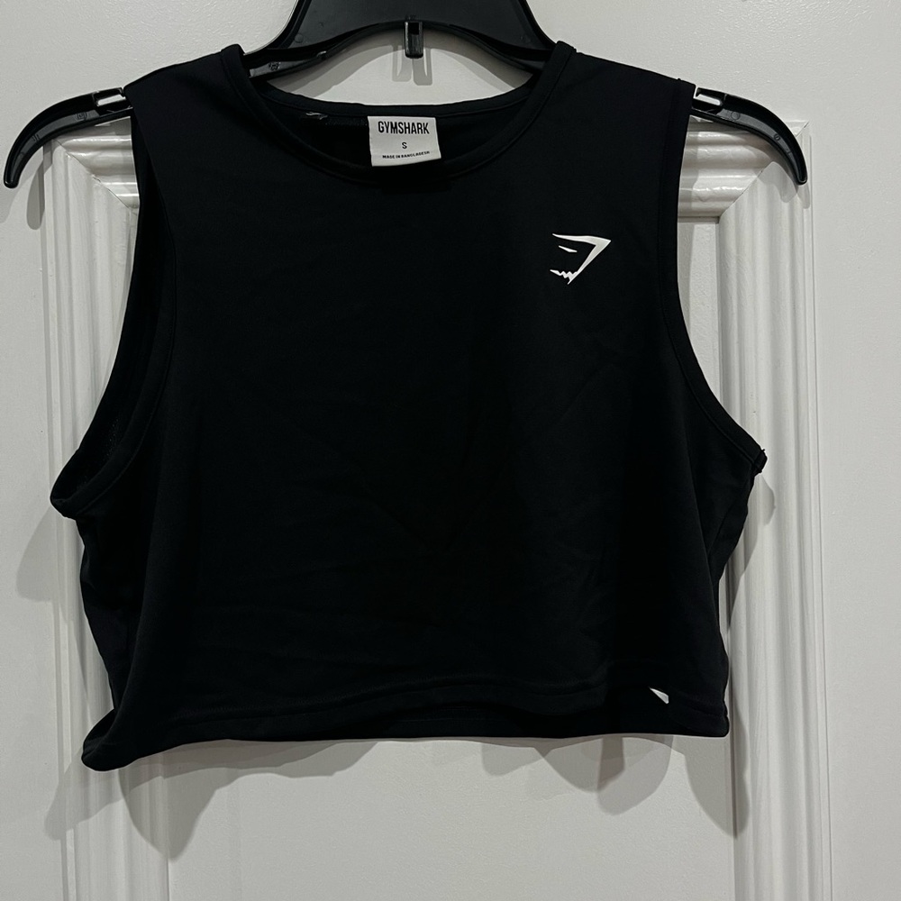 Gymshark Black Training Crop Tank